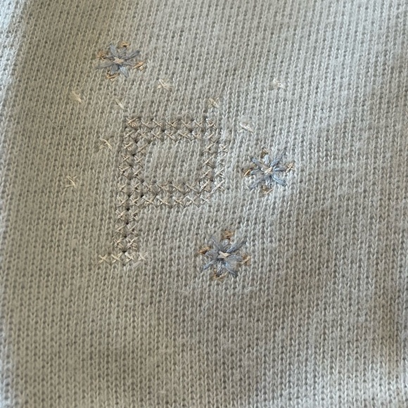 Cozy Designer Baby Outfit PAPERMOON mini Size 12 Months Light Blue Warm - Picture 12 of 16